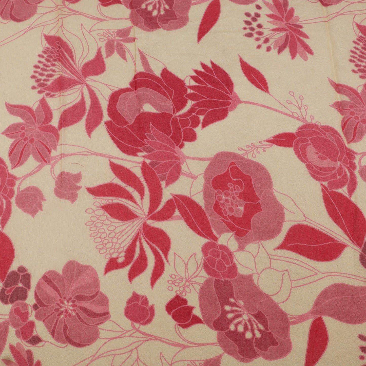 Mul Chanderi Print Fabric