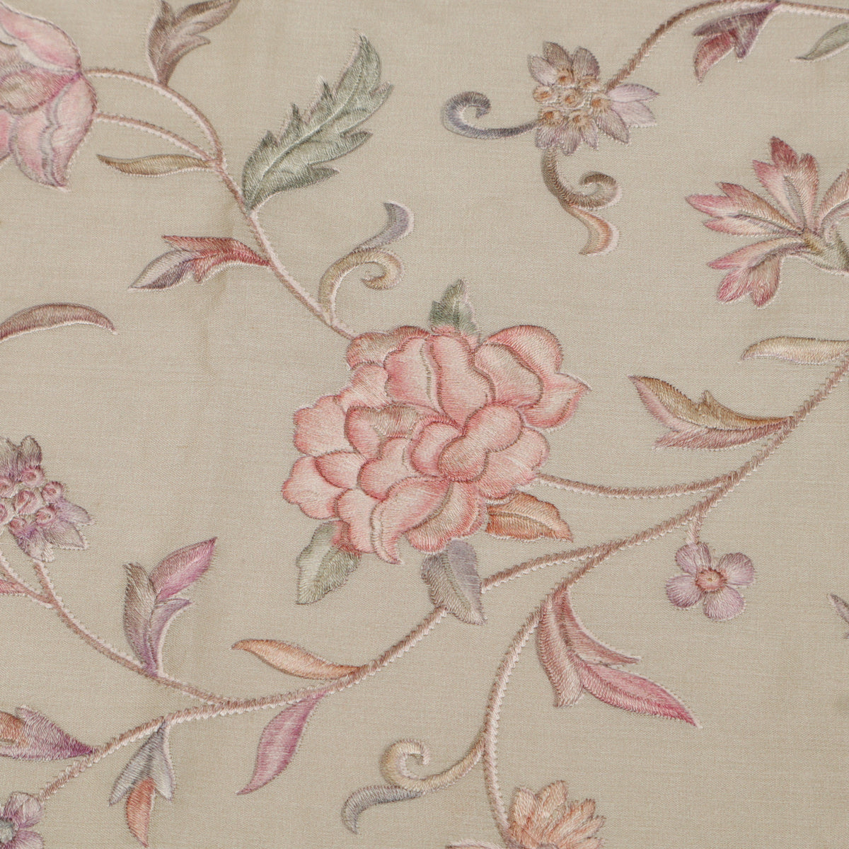Pure Tussar Embroidery Fabric