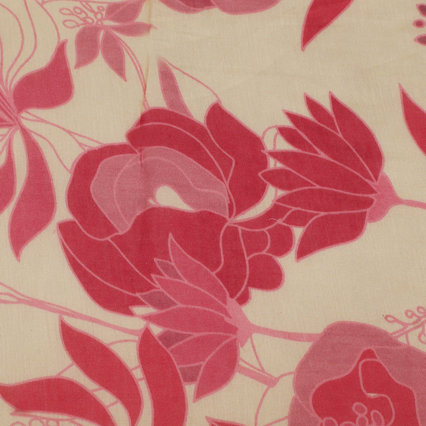 Mul Chanderi Print Fabric