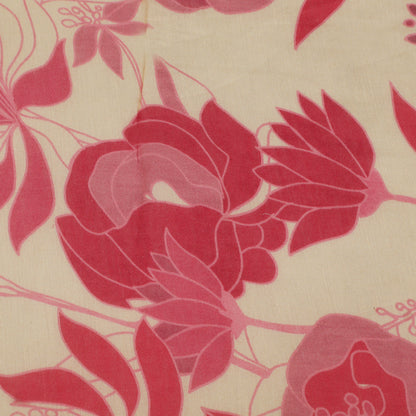 Mul Chanderi Print Fabric