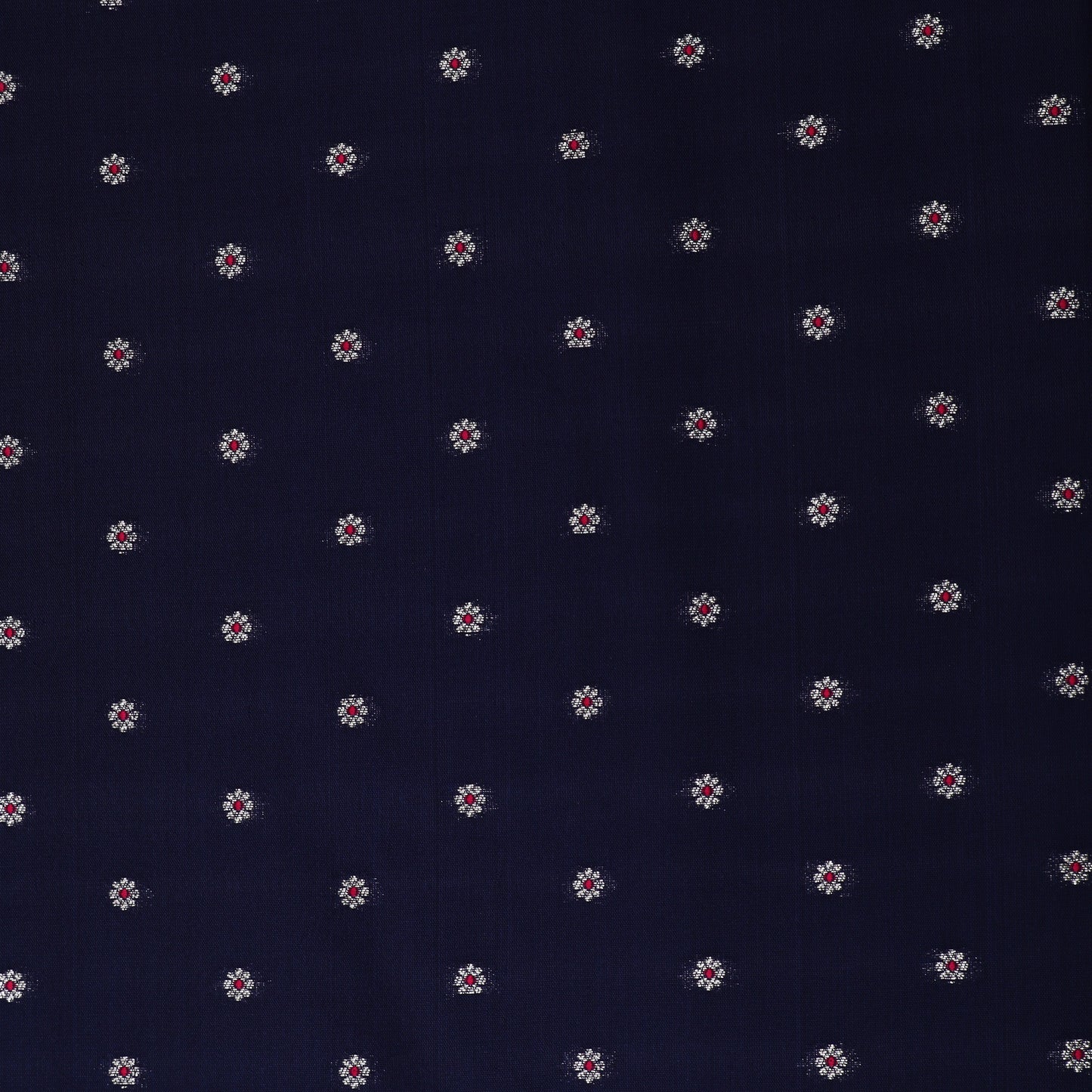 Navy Blue Color Katan Meena Brocade Fabric