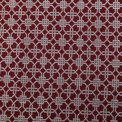 Brown Color Brocade Fabric