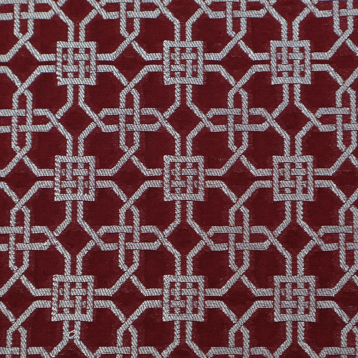 Brown Color Brocade Fabric