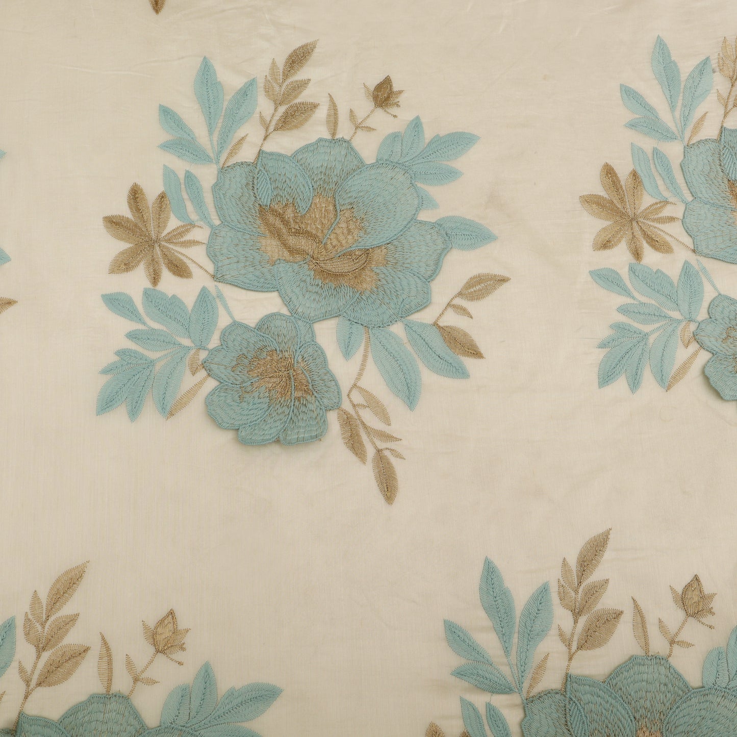 Chanderi Embroidery Fabric