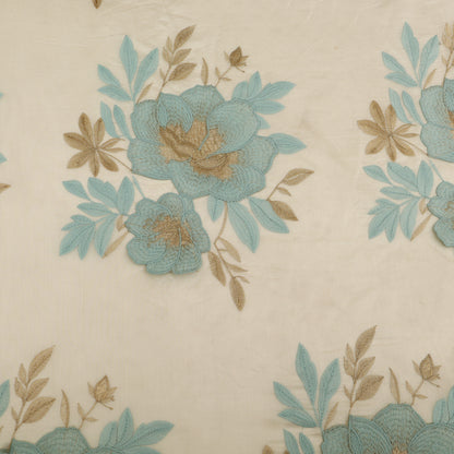 Chanderi Embroidery Fabric