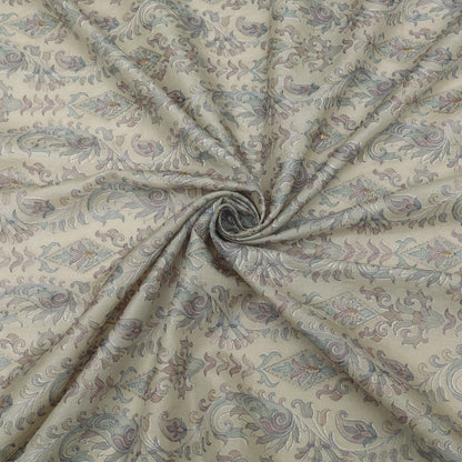 Pure Tussar Embroidery Fabric