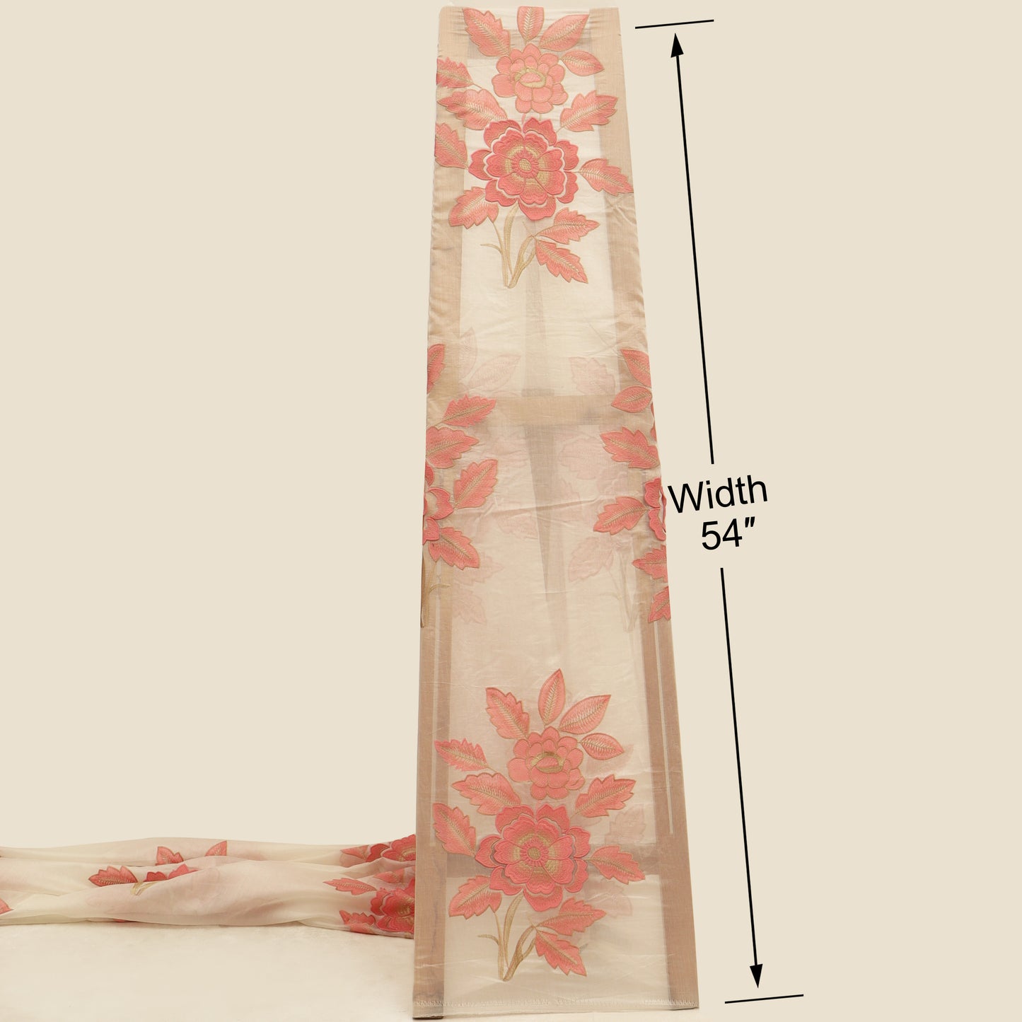Chanderi Embroidery Fabric