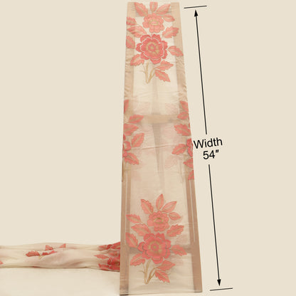 Chanderi Embroidery Fabric