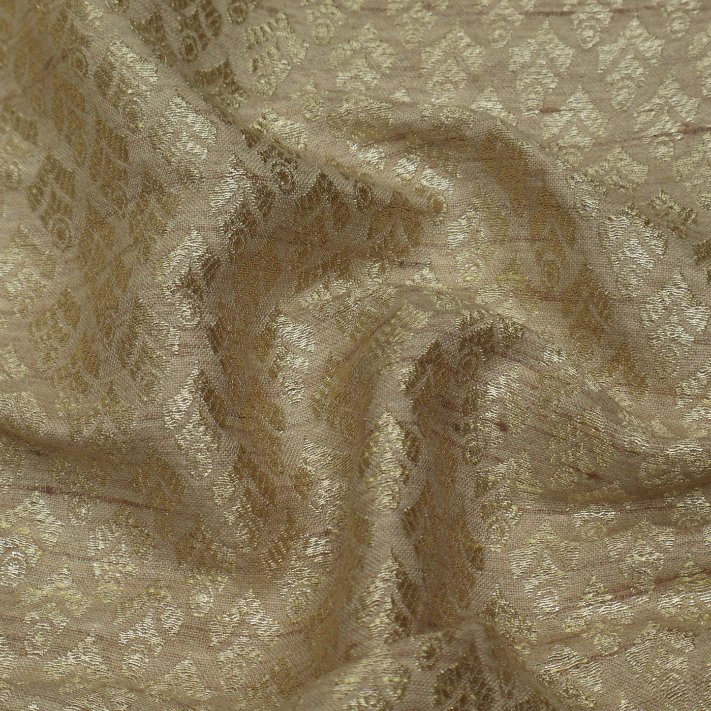 Cream Color Brocade Fabric
