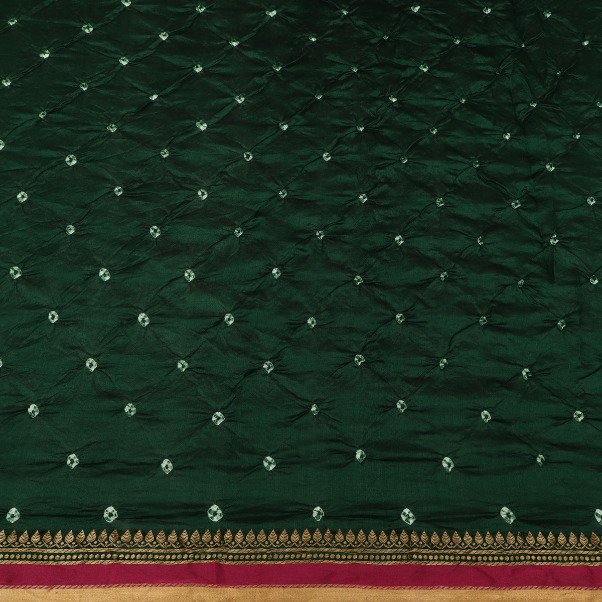 Pure Munga Bandhani Brocade Fabric