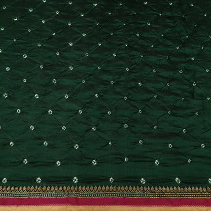 Pure Munga Bandhani Brocade Fabric