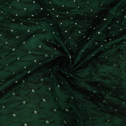 Pure Munga Bandhani Brocade Fabric