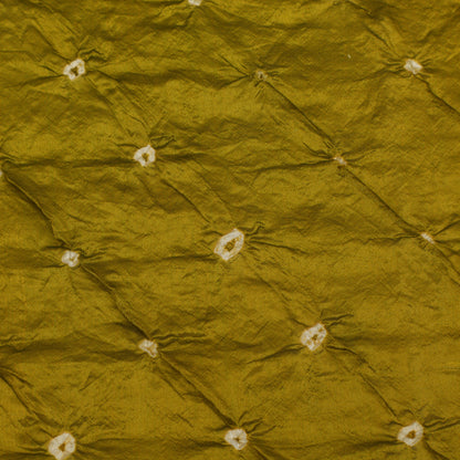 Pure Munga Bandhani Brocade Fabric