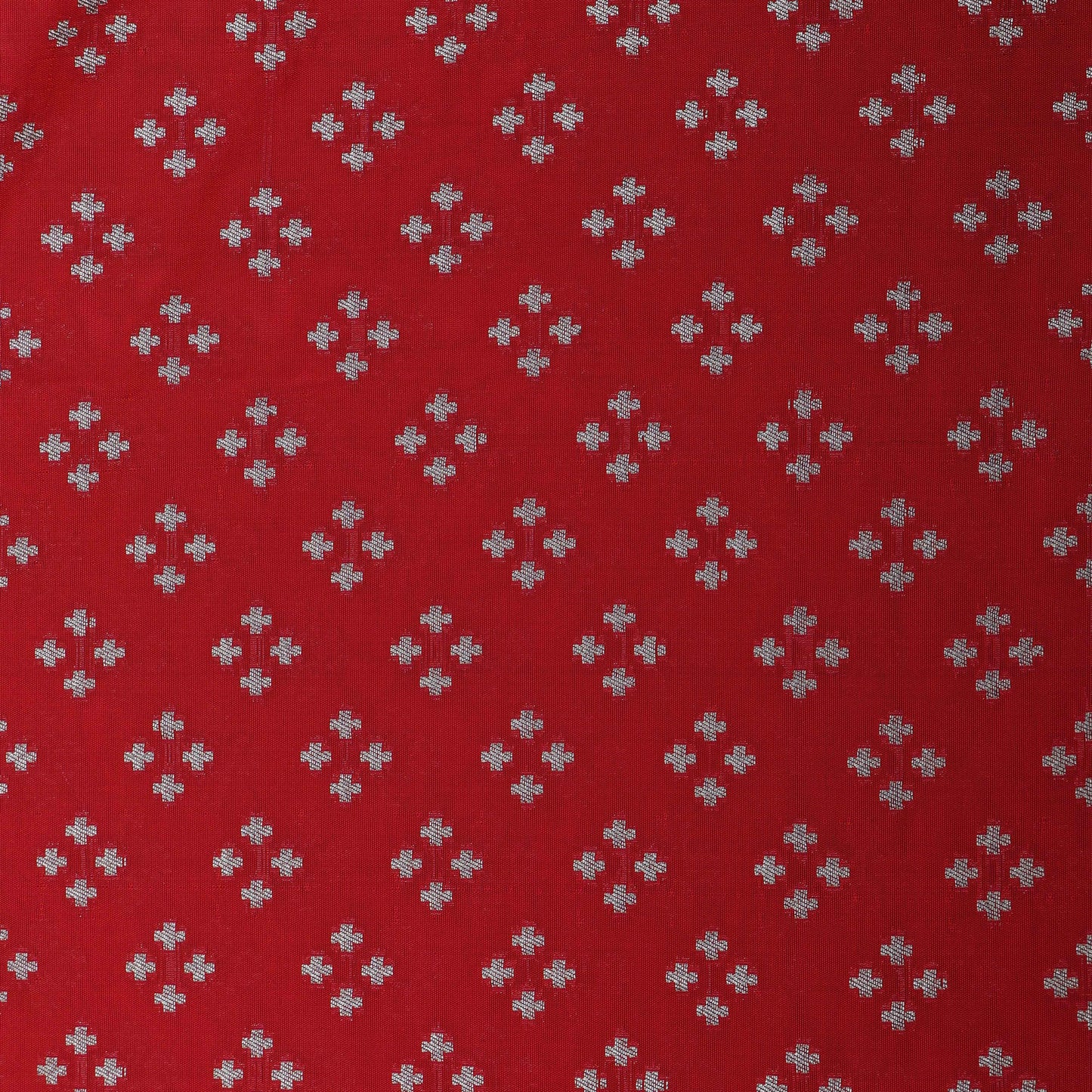 Red Color Brocade Fabric