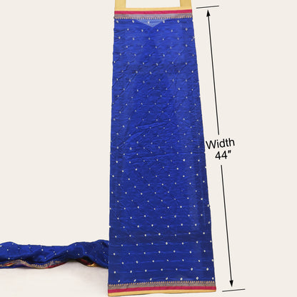 Pure Munga Bandhani Brocade Fabric