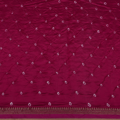 Pure Munga Bandhani Brocade Fabric