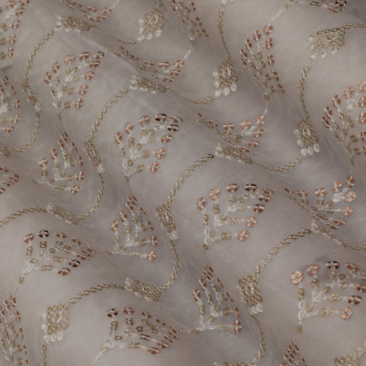 Georgette Embroidery Fabric