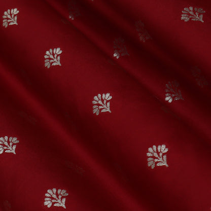 Red Color Brocade Fabric