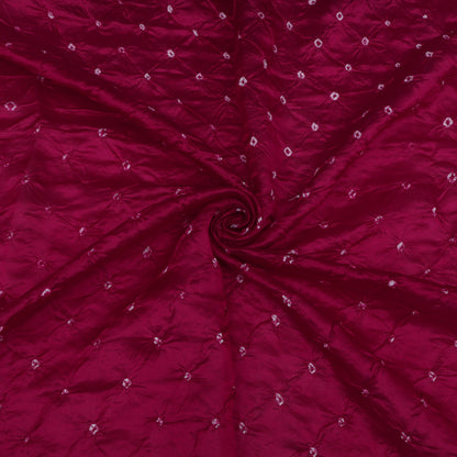 Pure Munga Bandhani Brocade Fabric
