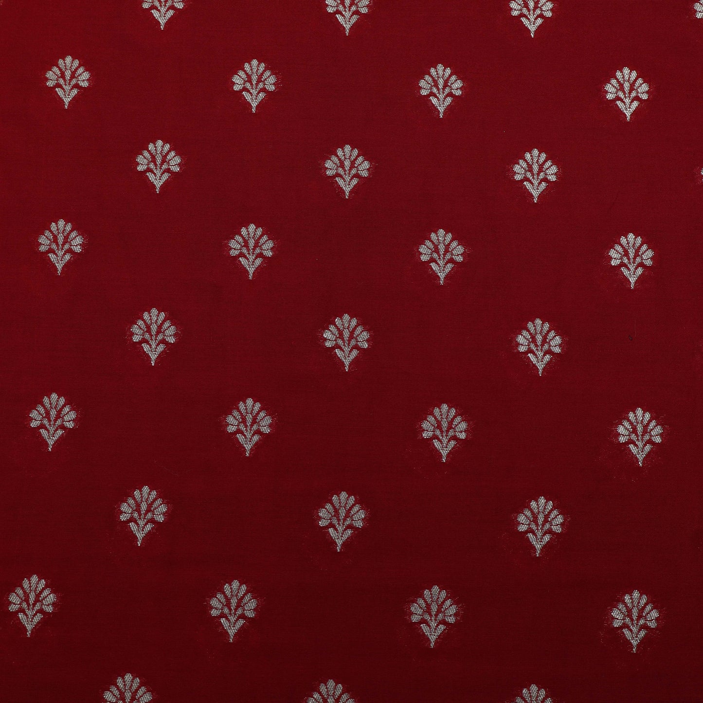 Red Color Brocade Fabric