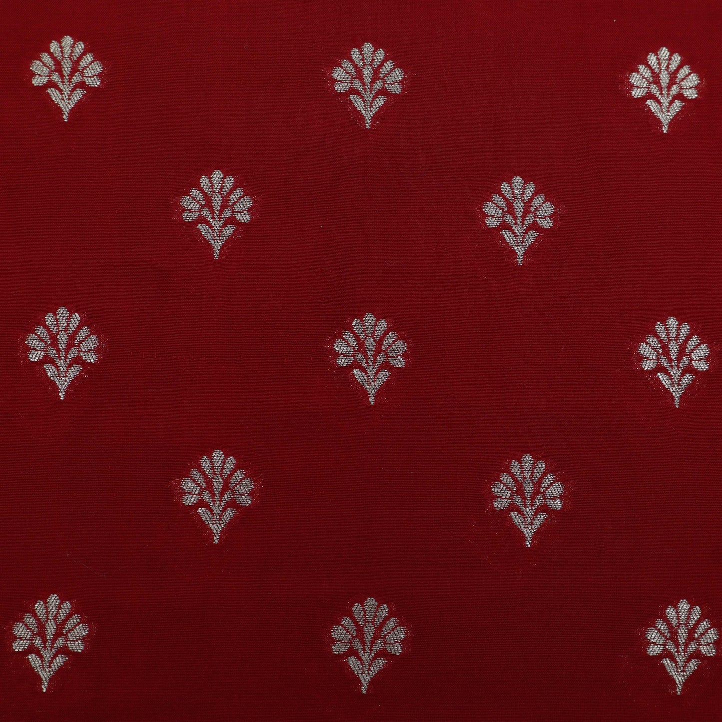 Red Color Brocade Fabric