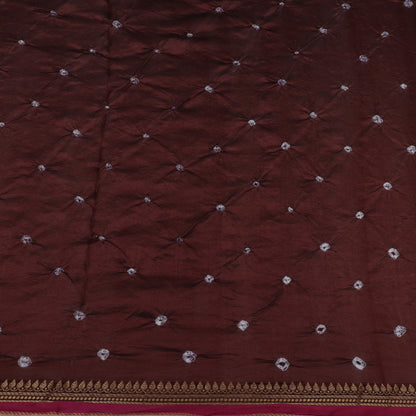 Pure Munga Bandhani Brocade Fabric