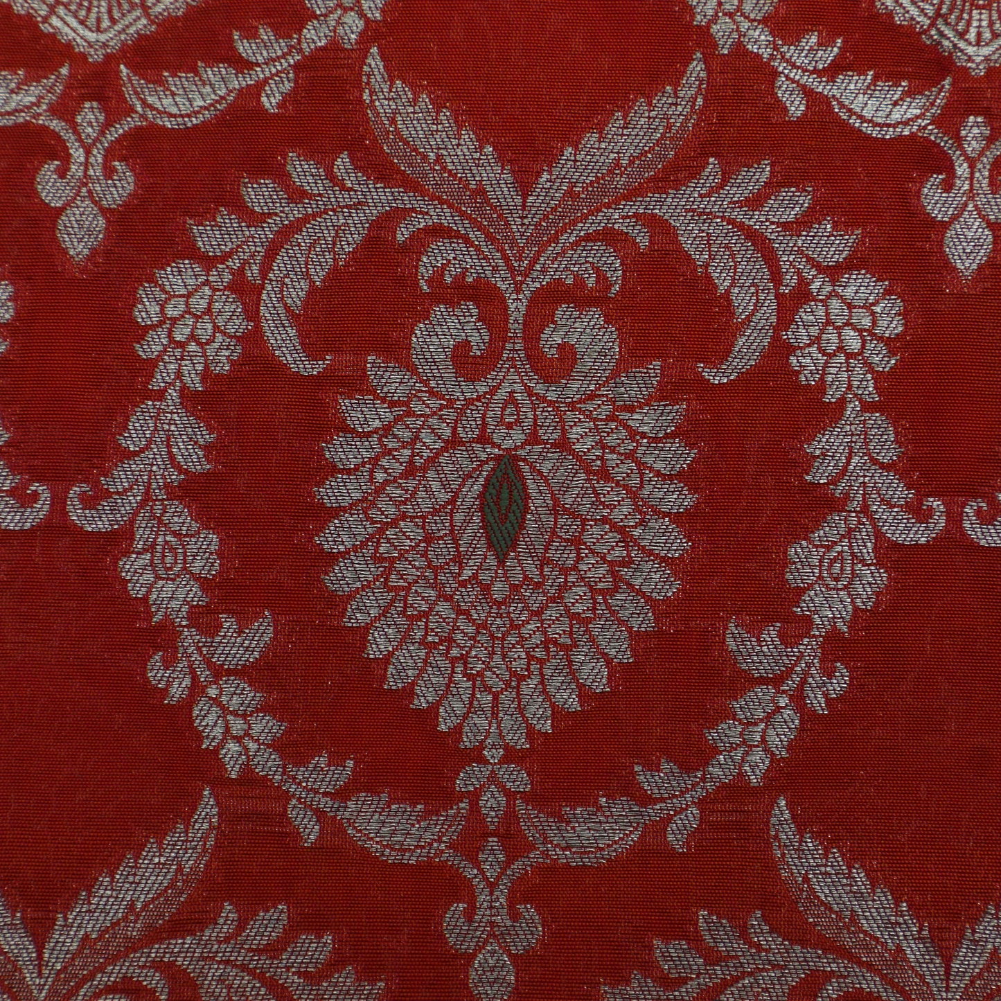 Orange Color Brocade Fabric