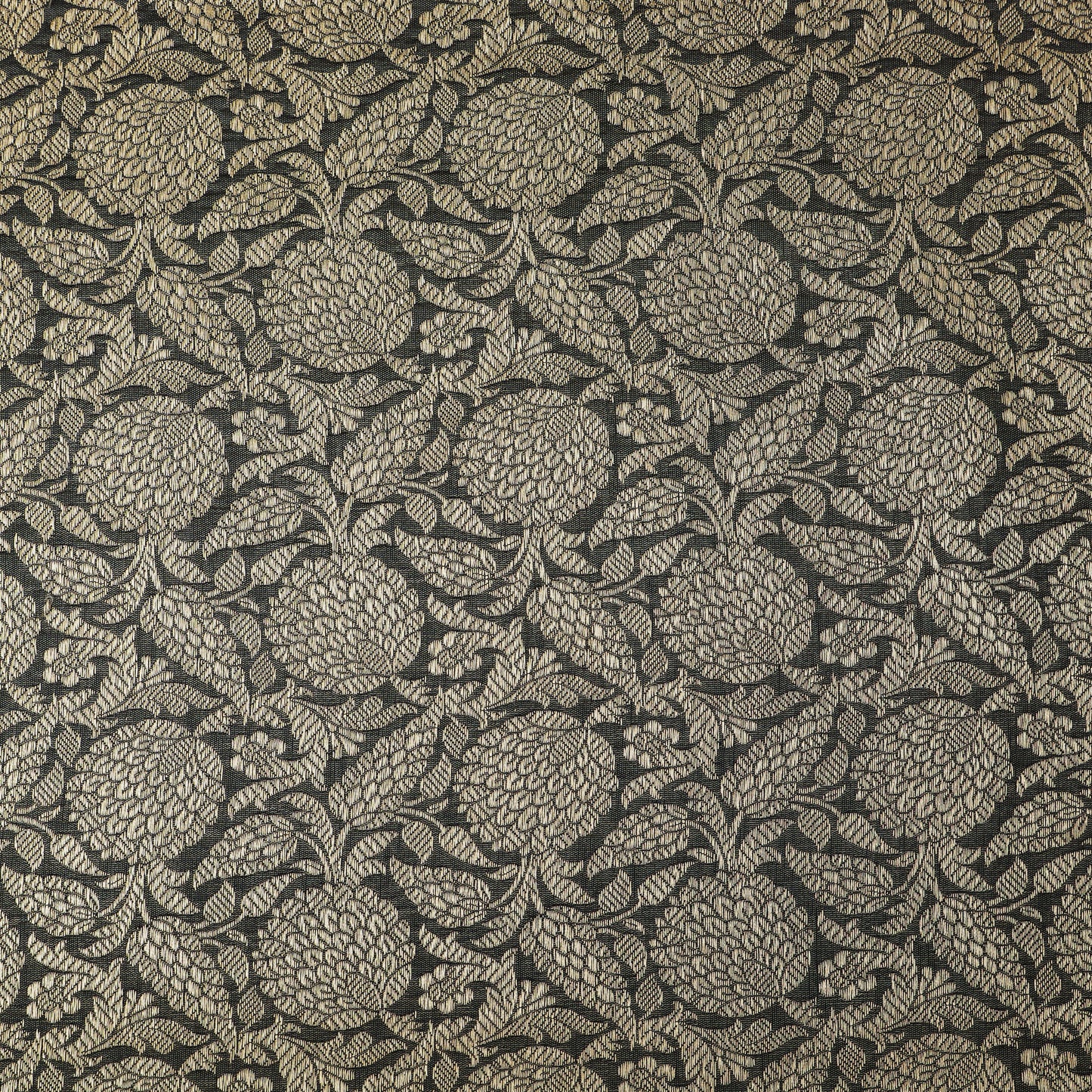 Grey Color Katan Meena Brocade Fabric