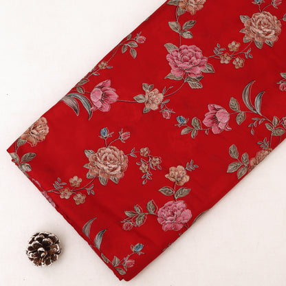 Pure Chinya Silk Embroidery Fabric