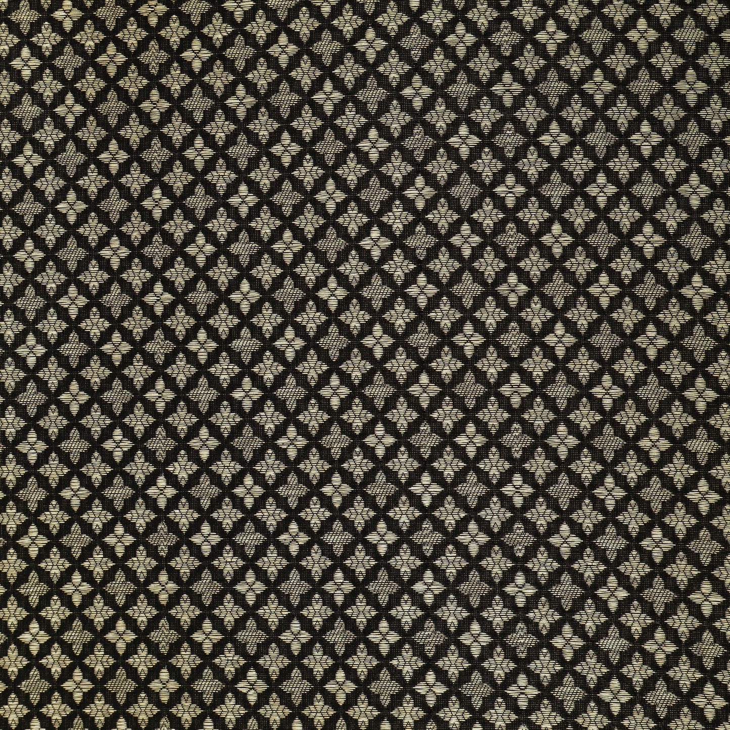 Dark Green Color Katan Meena Brocade Fabric