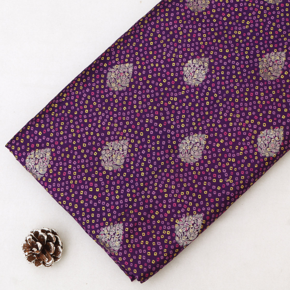 Pure Gaji Silk Print Fabric