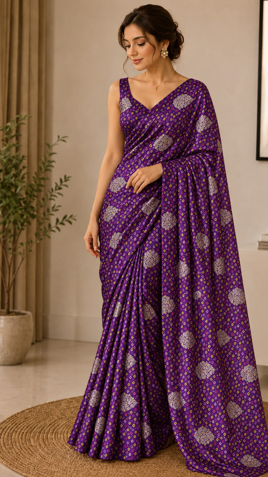 Pure Gaji Silk Print Fabric