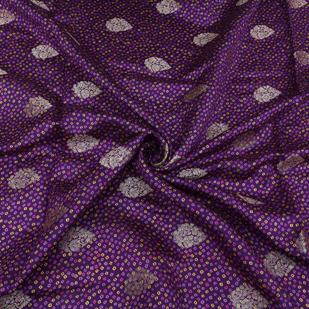 Pure Gaji Silk Print Fabric
