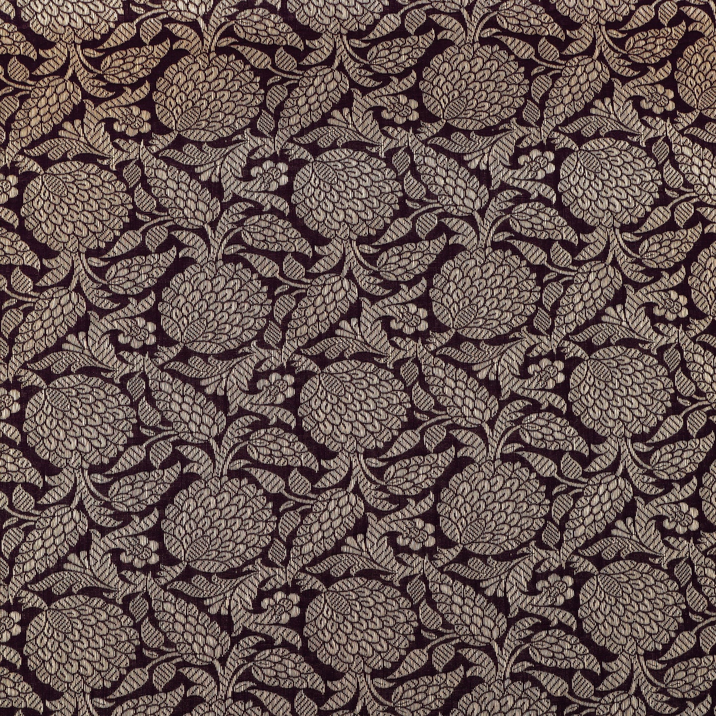 Purple Color Katan Meena Brocade Fabric