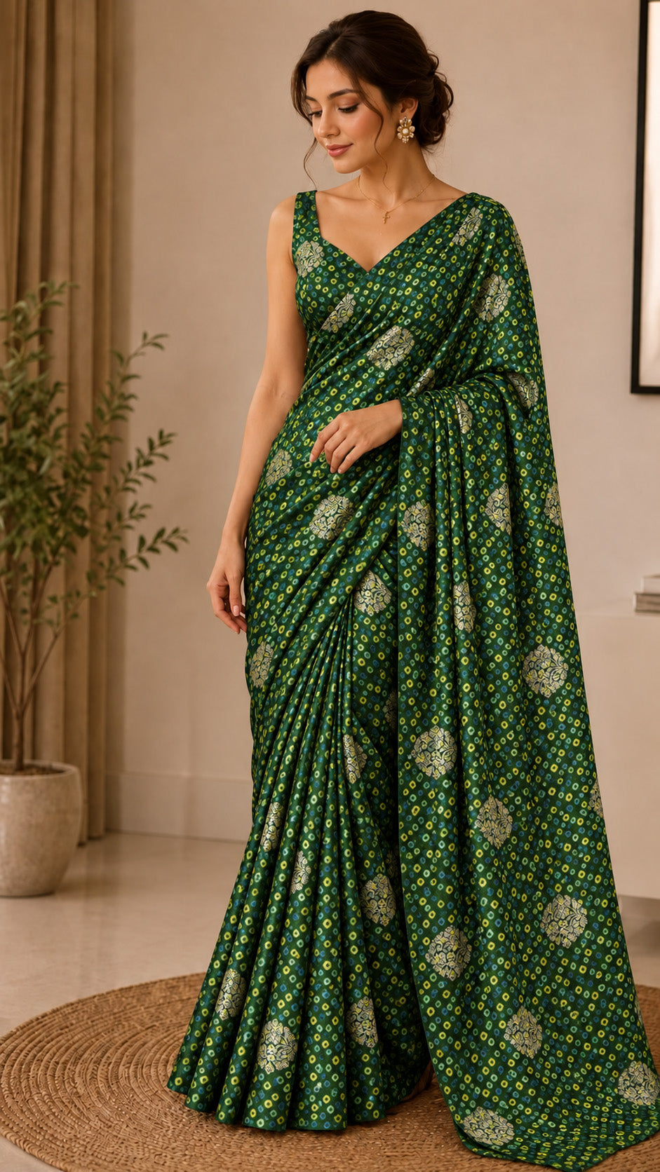 Pure Gaji Silk Print Fabric
