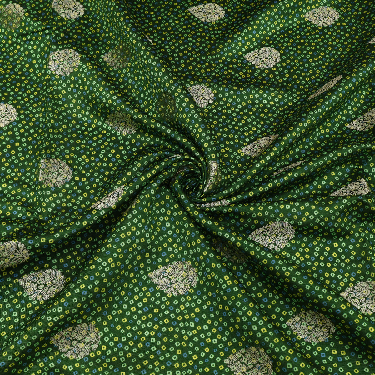 Pure Gaji Silk Print Fabric