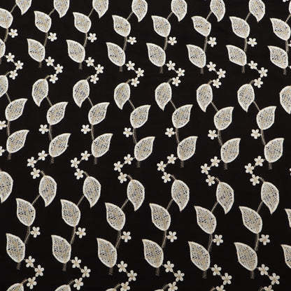 Chanderi Embroidery Fabric