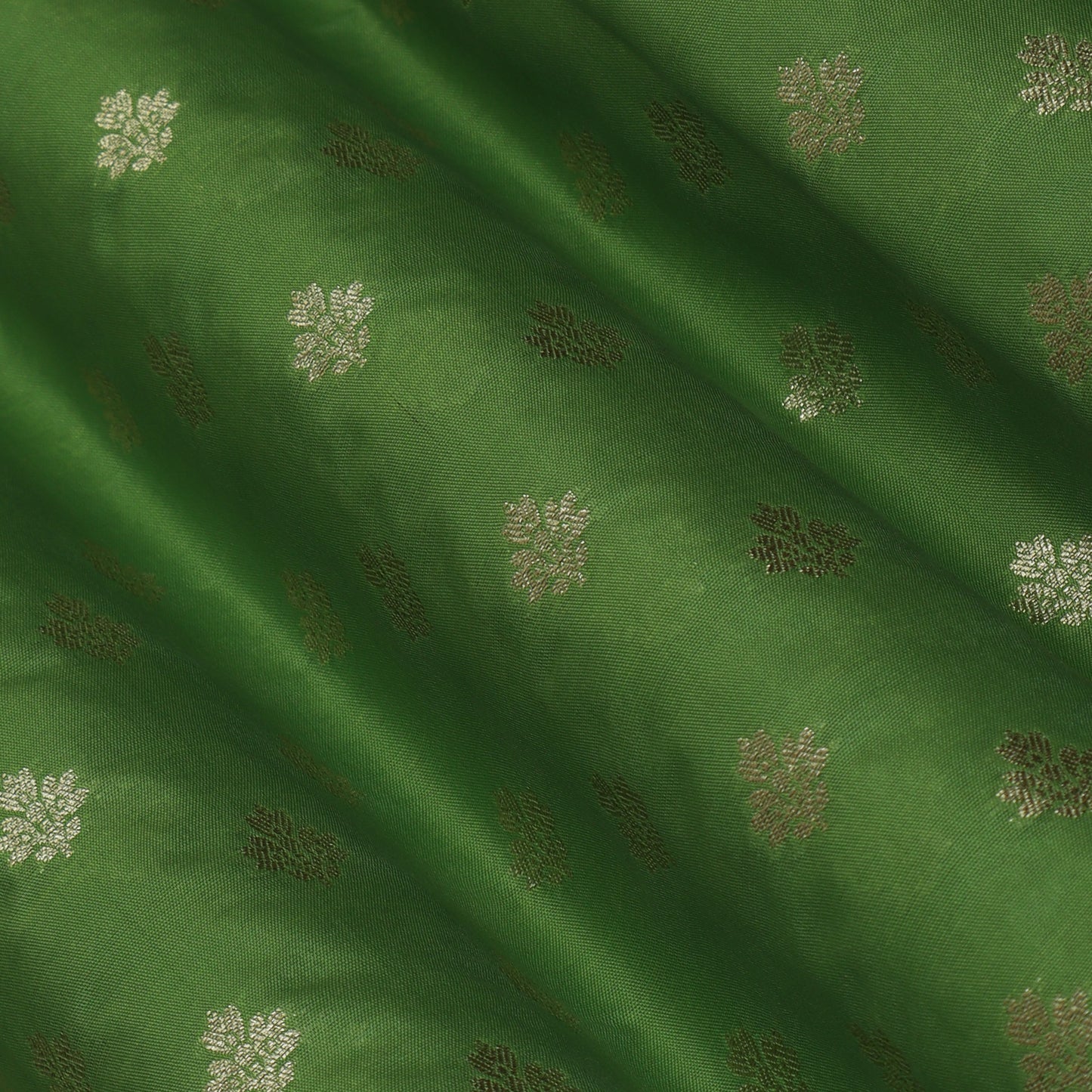 Pista Green Color Brocade Fabric