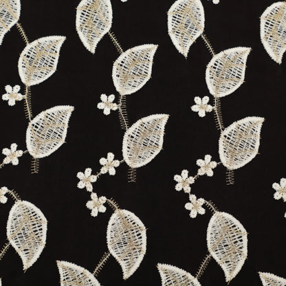 Chanderi Embroidery Fabric