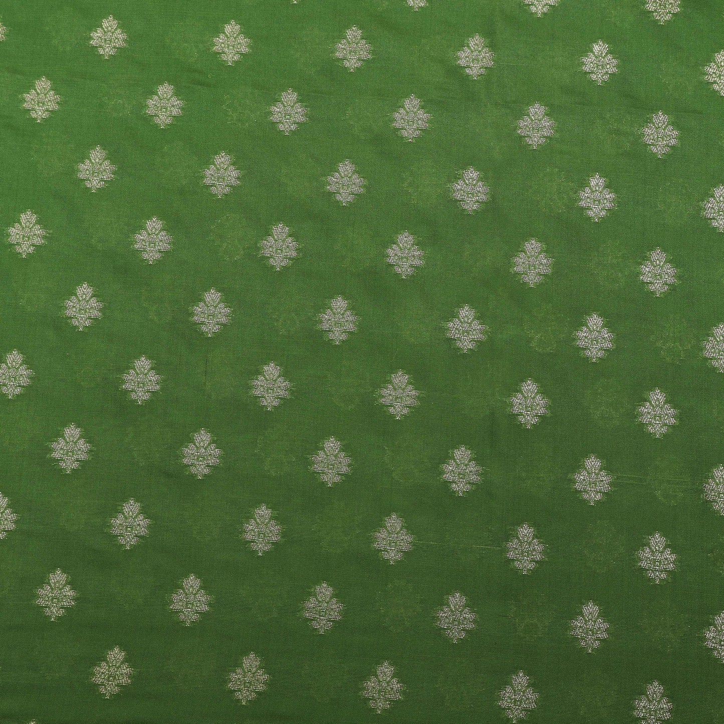 Pista Green Color Brocade Fabric