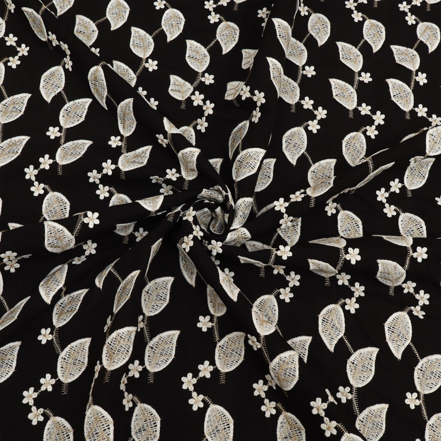Chanderi Embroidery Fabric
