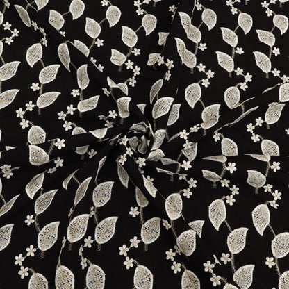 Chanderi Embroidery Fabric