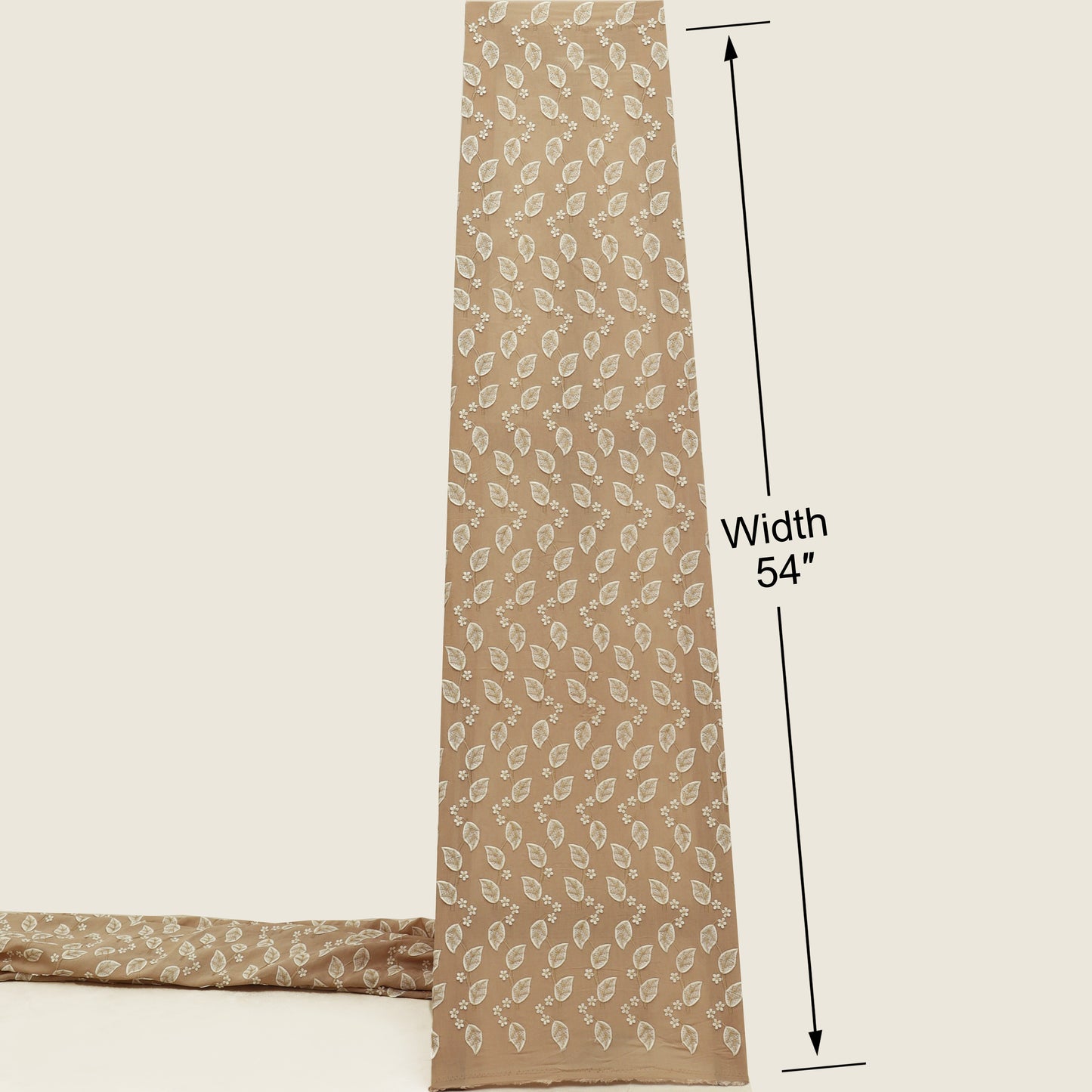 Chanderi Embroidery Fabric
