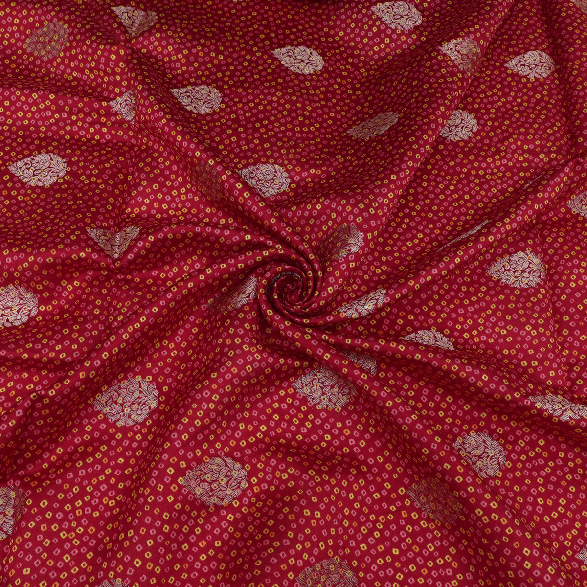 Pure Gaji Silk Print Fabric