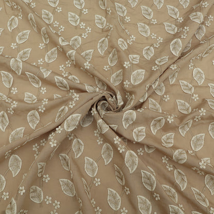 Chanderi Embroidery Fabric