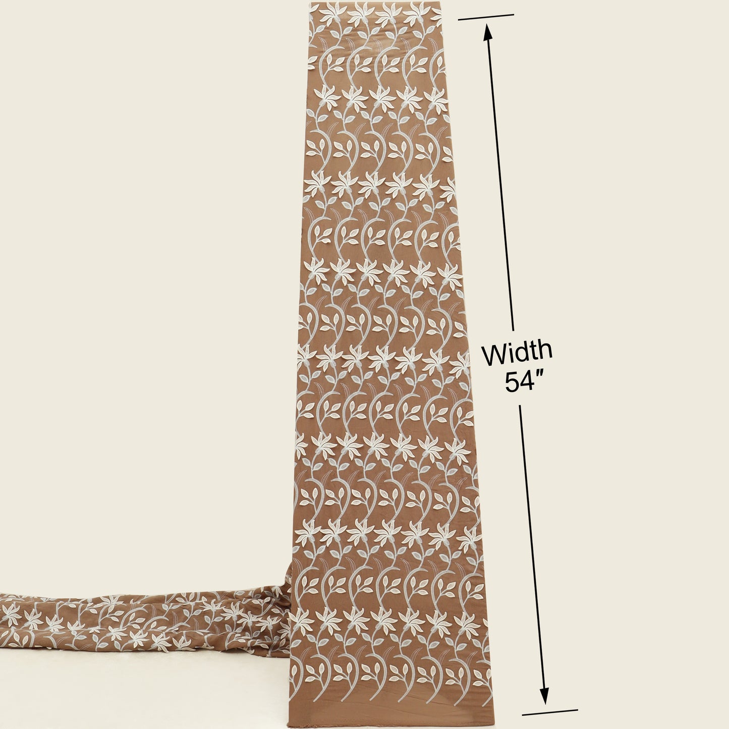 Chanderi Embroidery Fabric