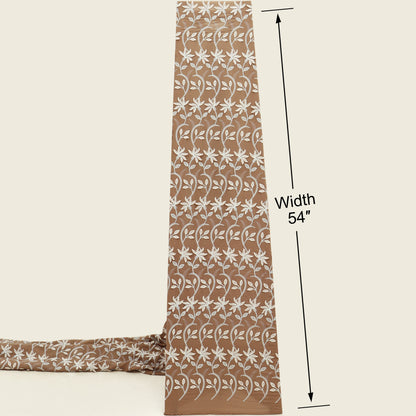 Chanderi Embroidery Fabric