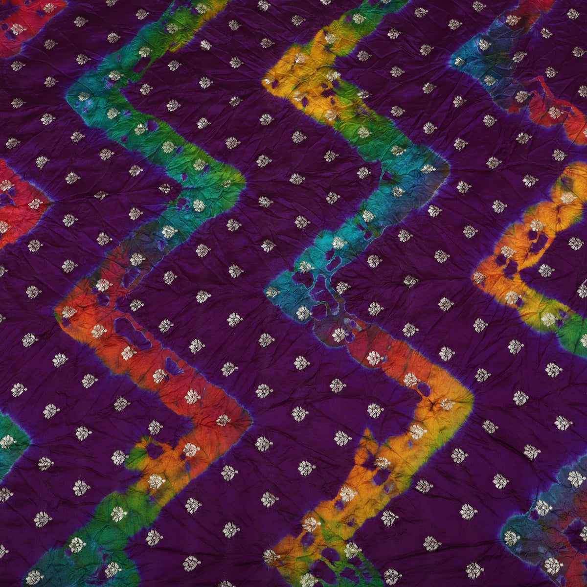 Pure Bandhani Brocade Fabric
