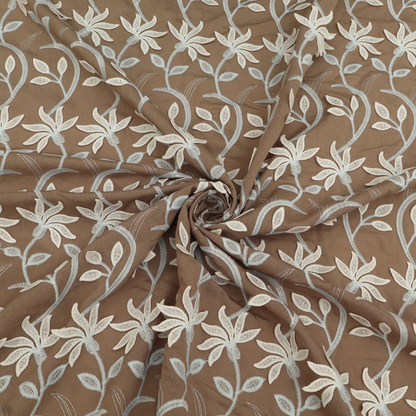 Chanderi Embroidery Fabric