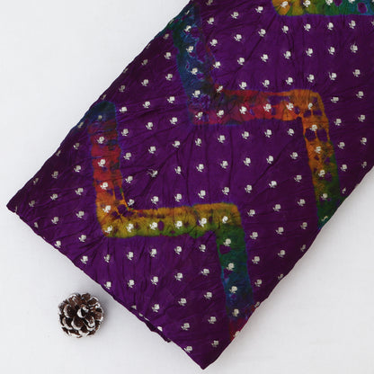 Pure Bandhani Brocade Fabric